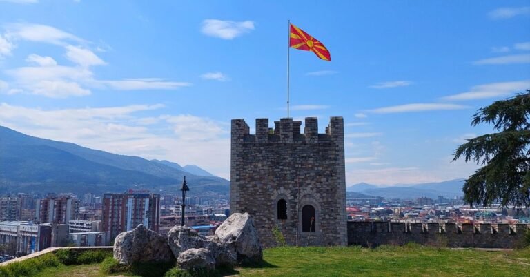 Skopje North Macedonia Church Flag