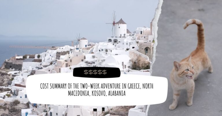 Cost Summary Balkan Countires