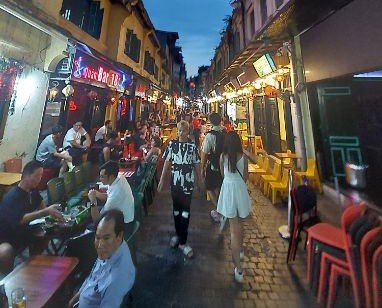 Honai Night with local vendors for street food