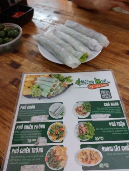 Pho Cuon,Vietnamese Beef Rice Rolls