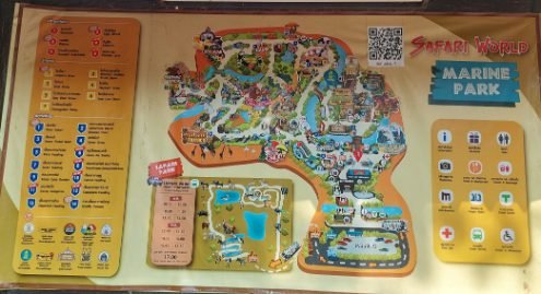 Bangkok Safari World Map