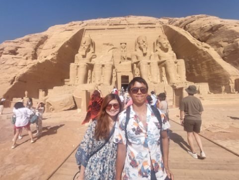 Abu Simbel Temple - Crowded frontdoor photo