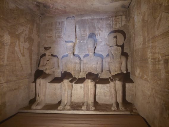 Abu Simbel Temple - innermost sactuary famous for solar festival