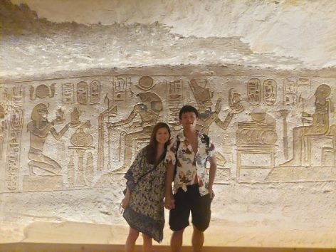 Abu Simbel Temple - intricate carving for pharaoh's story