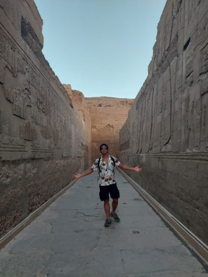 Kom Ombo Temple - long corridor