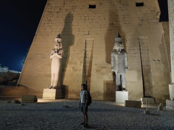 Luxor Temple - photo at night