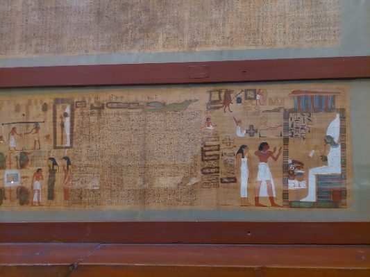 The Egyptian Museum in Cairo - the hieroglyphics