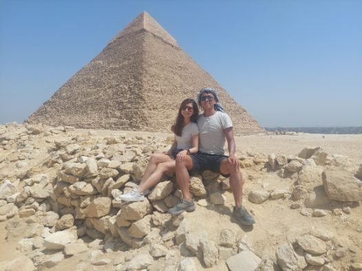 Couples at the Great Pyramid