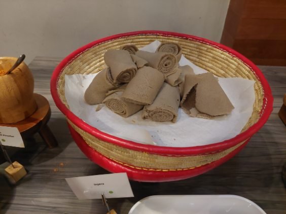Injera in Plaza Premium Lounges