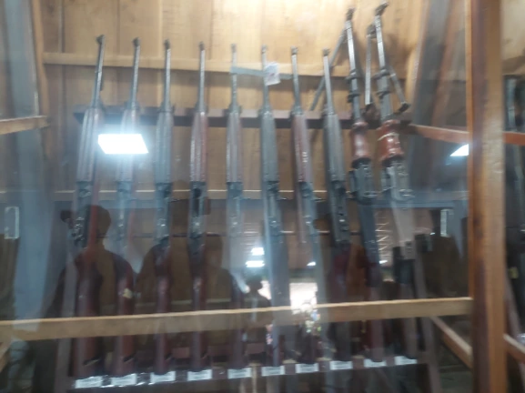 Firearms display Cu Chi Tunnel