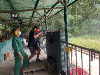 You will be surpervised by local instructor while shooting