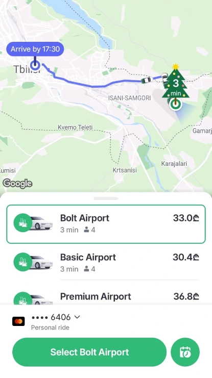 Bolt Basic Premium Airport Option