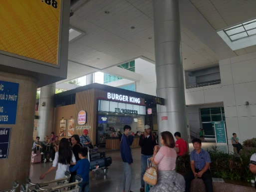 Restaurants other than lounges are also available but very over priced a picture with a restaurant in HCMC airport