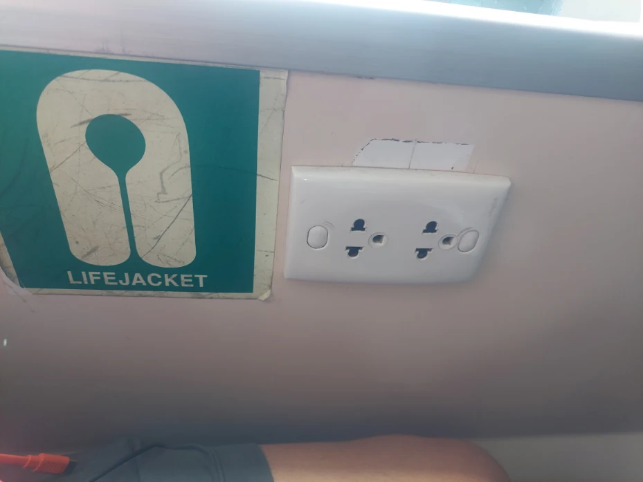 Charging is available on board