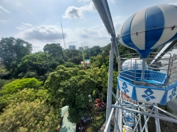 From the top of wheel of fortune Saigon Zoo