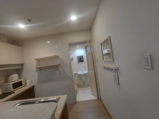 Single room kitchen area