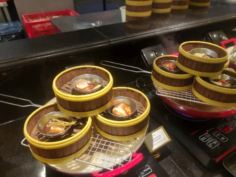 Steamed fish