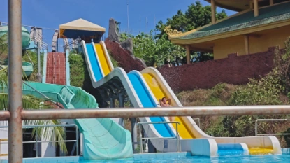 The only water slides in the water park