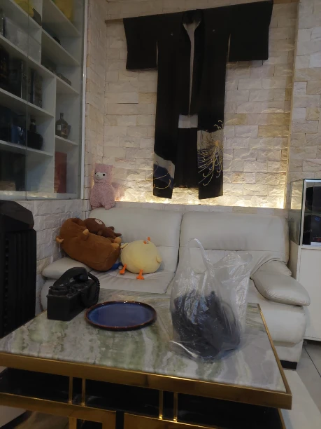 The reception waiting area