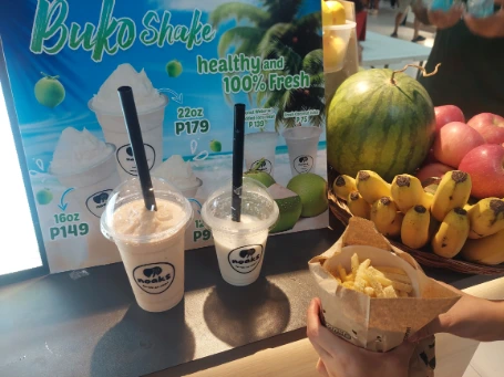 Best coconut shake and cheapest one at Tagbilaranport