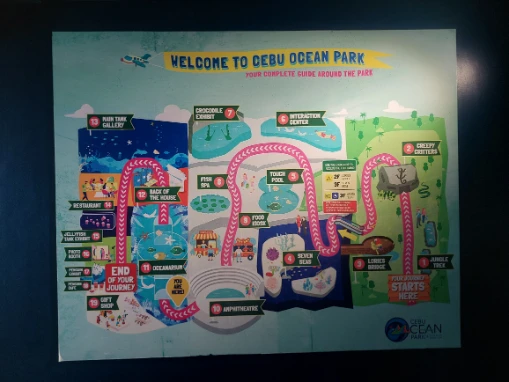 Cebu Ocean Park Map