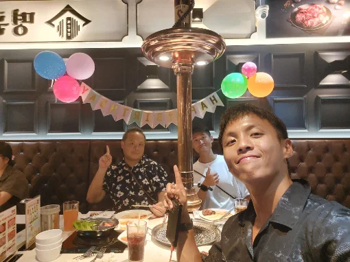 Korean BBQ with friends