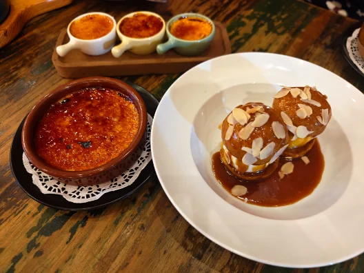 Multiple French Creme bruelee