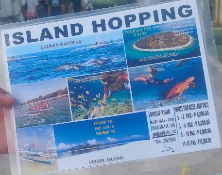 Tour cost is around 1500 PHP for local vendor
