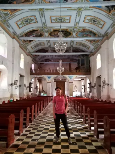 Inside the Baclayon Church