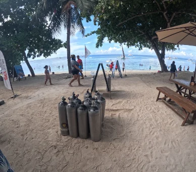 Cylinders on the beaches