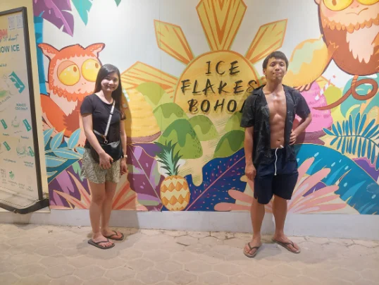 IG photo spot near the Alona beach