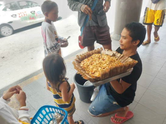 Local snacks hawker
