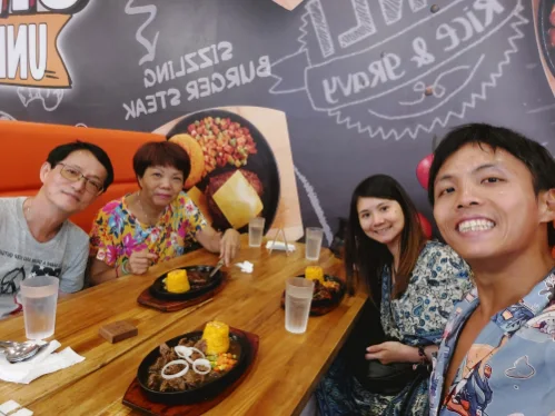 Sizzler style local rices