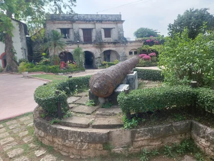 The ancient cannon in the San Pedro fortress
