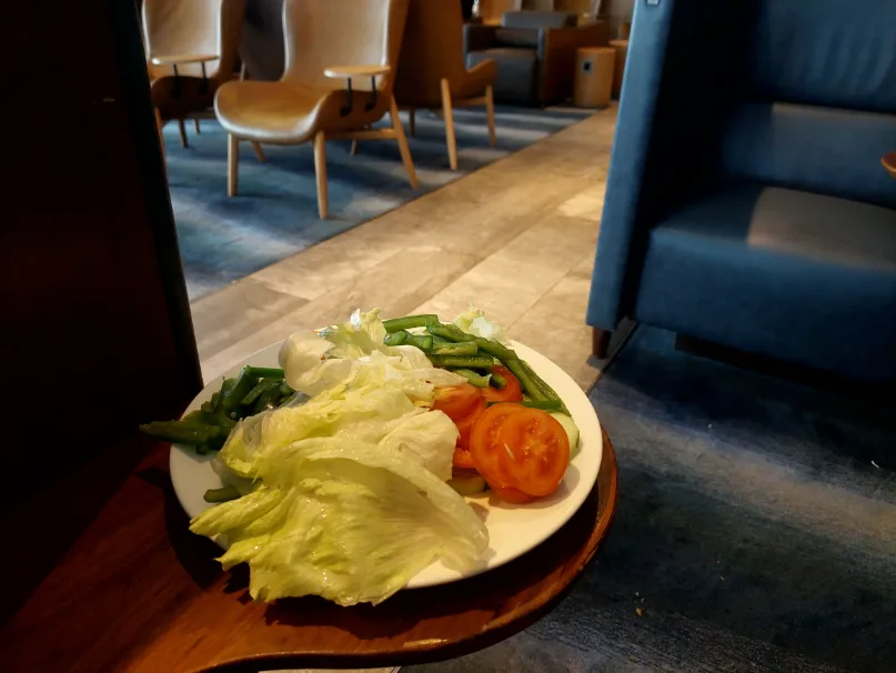 The salad is very basic as well