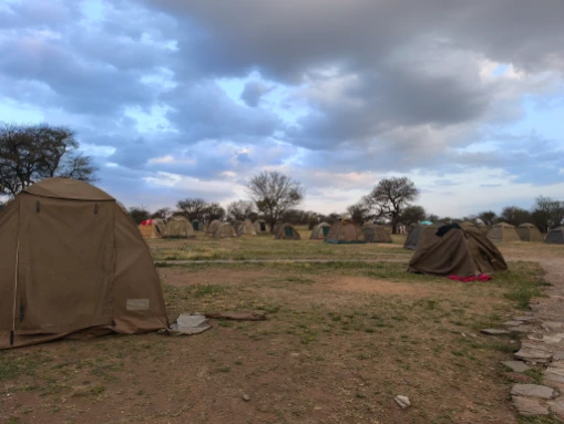 Camping at Serengeti
