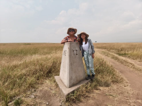 Kenya Tanzani border stone