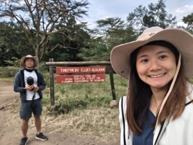 Notice board of Makalia Falls Viewpoint