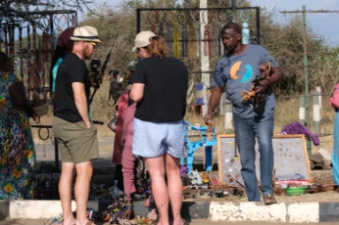 Shopping at Amboseli National Park