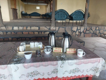 Coffee and tea at Manyatta Camp