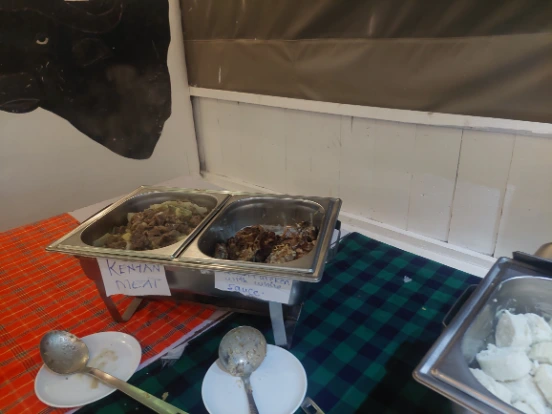 Local goat meat at Nyati Safari Camp