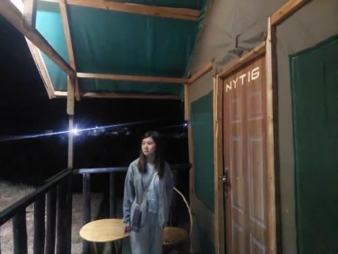 Lovely balcony at Nyatai Safari Camp