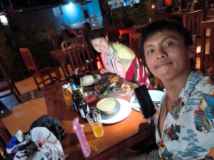 Quick dinner at a local bar Arusha