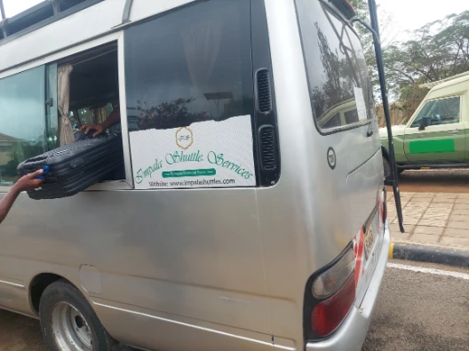 Remember to take a picture of your shuttle bus