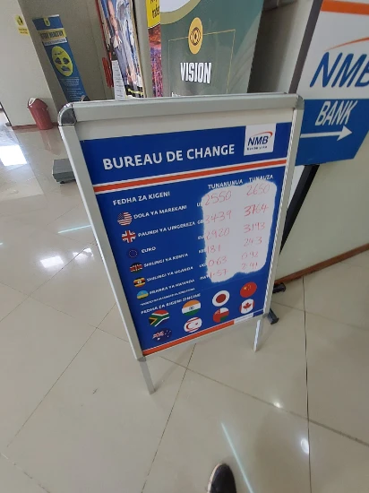 The exchange rate is not bad at Namanga