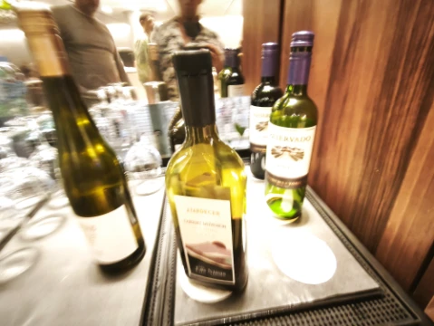 Cheap wine in AL Maha Lounge