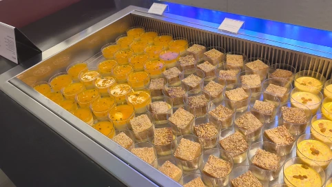 Cold dessert in AL Maha Lounge