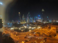 Kuwait skyline at night