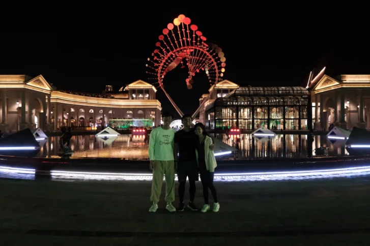 Nightview of the Katara Cultural Village