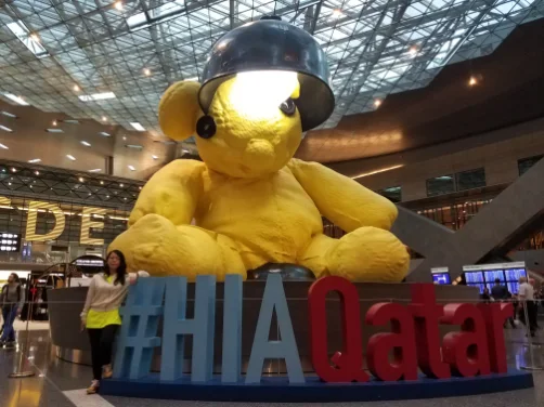 The signature doha lamp bear